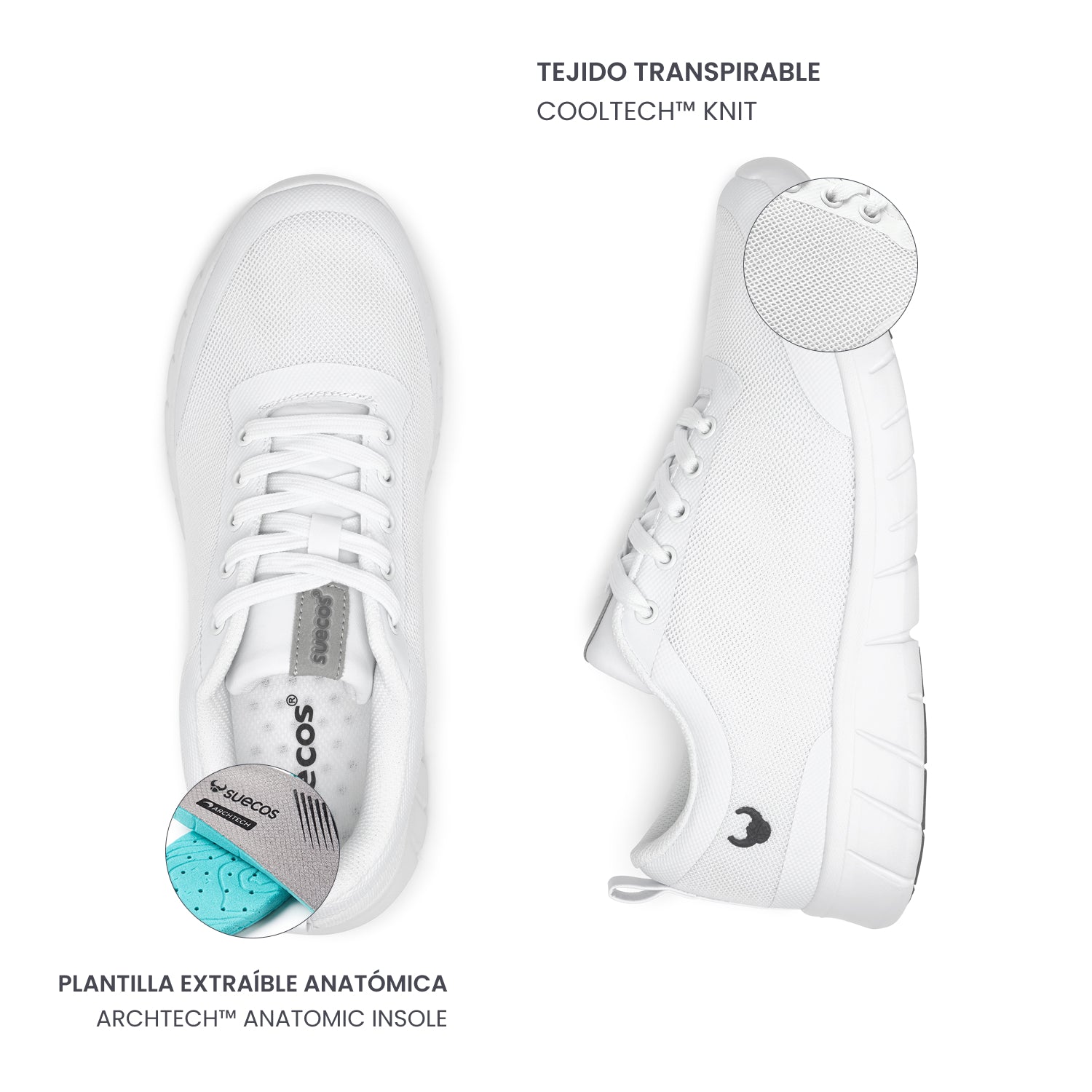 Alma Classic White Shoes 