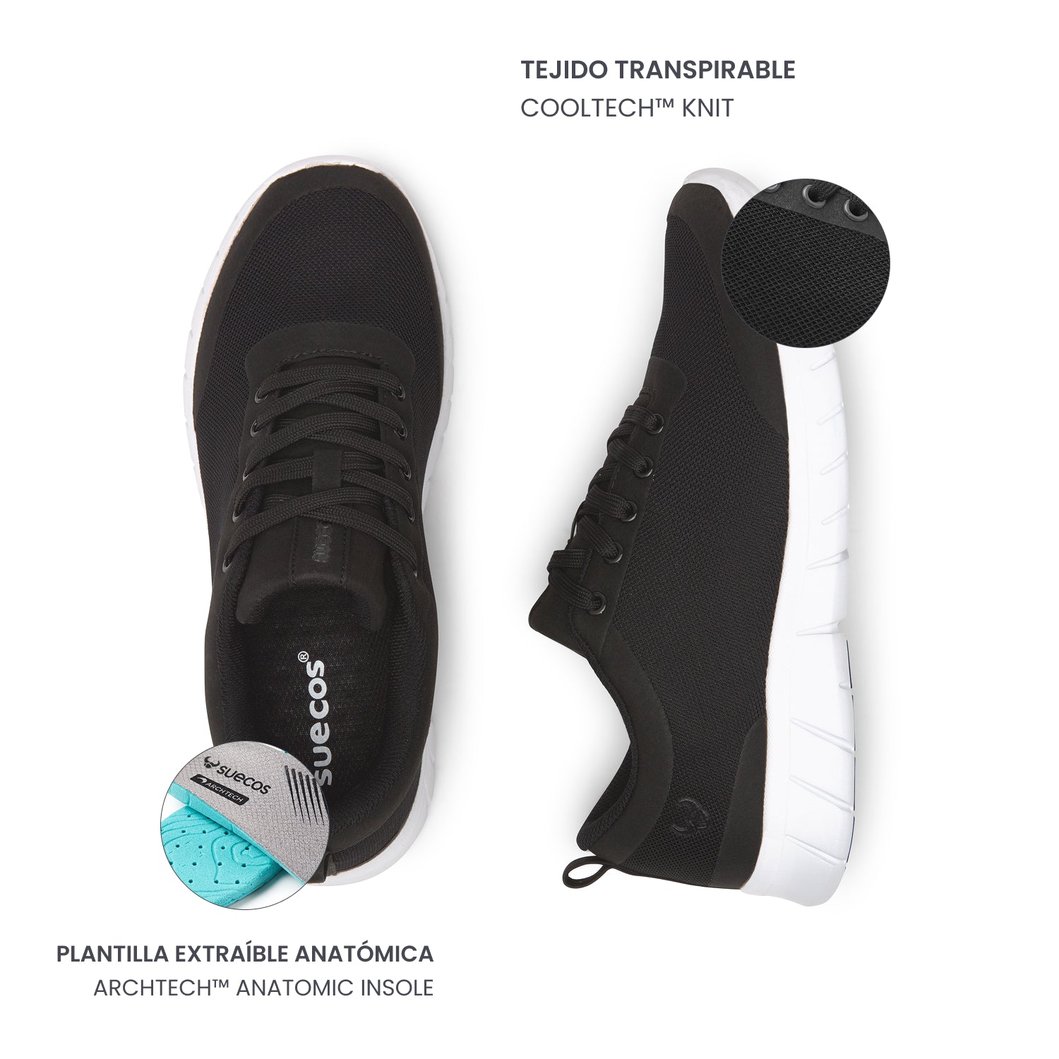 Alma Velvety White and Black Shoes 
