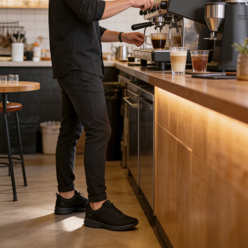 Alma Classic Black Shoes 