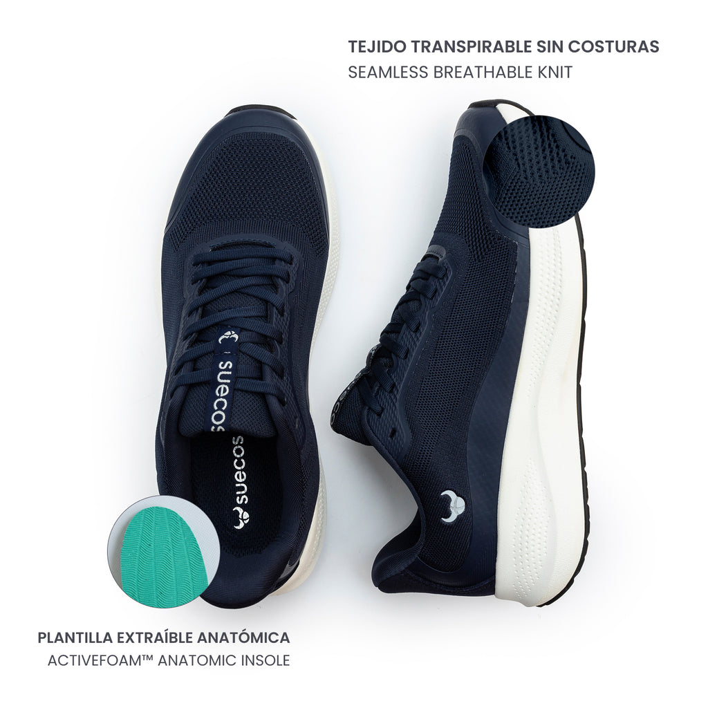 Aura Navy Blue Shoes 