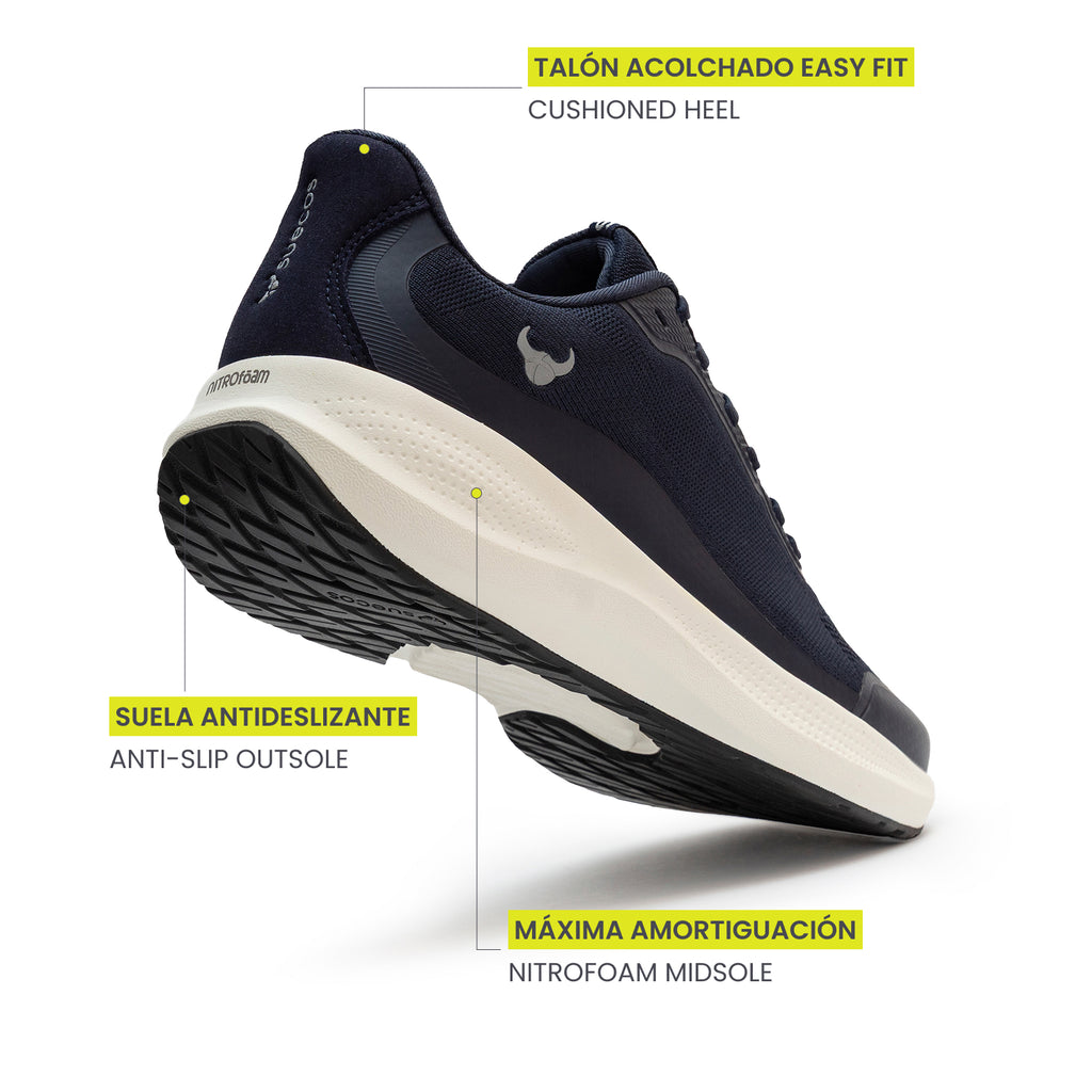 Aura Navy Blue Shoes 