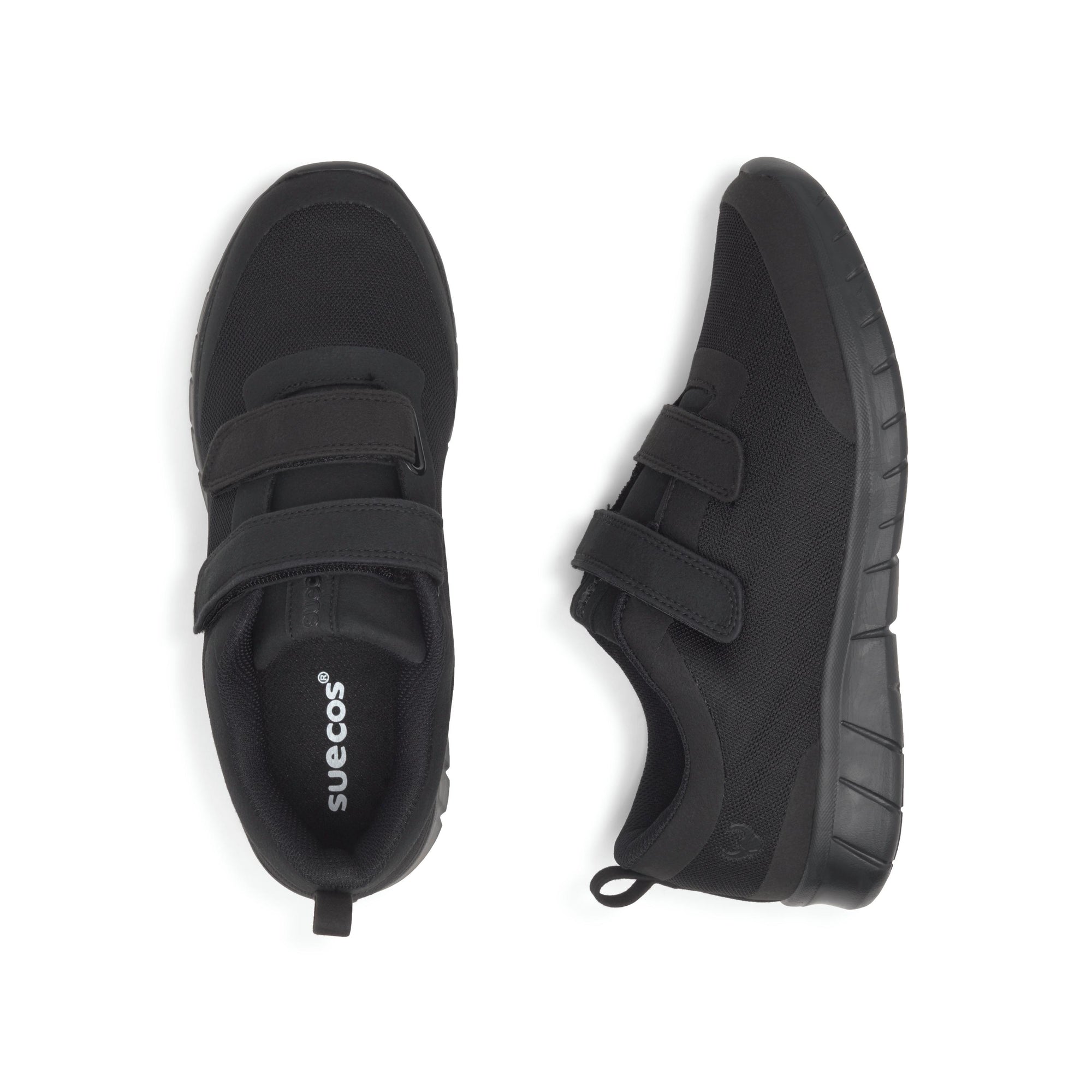 Alma Velcro Black Shoes 