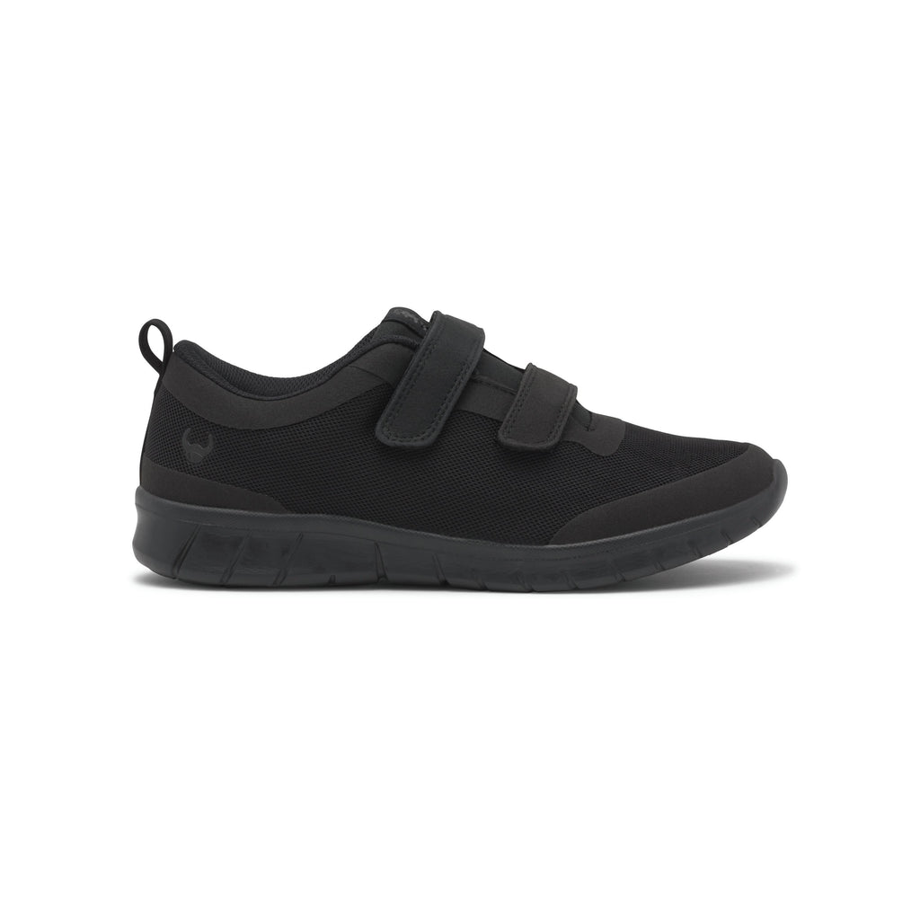 Alma Velcro Black Shoes 