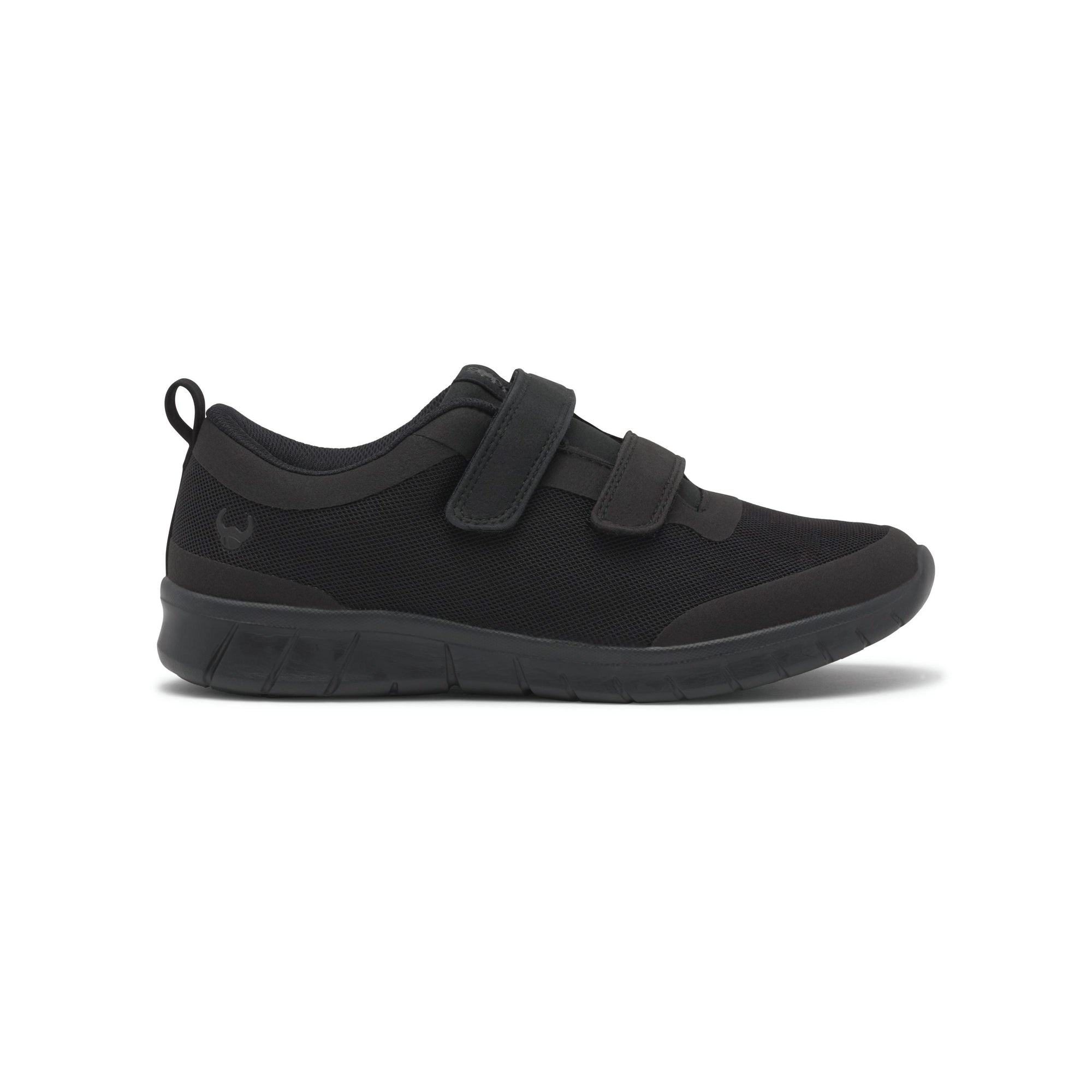 Alma Velcro Black Shoes 