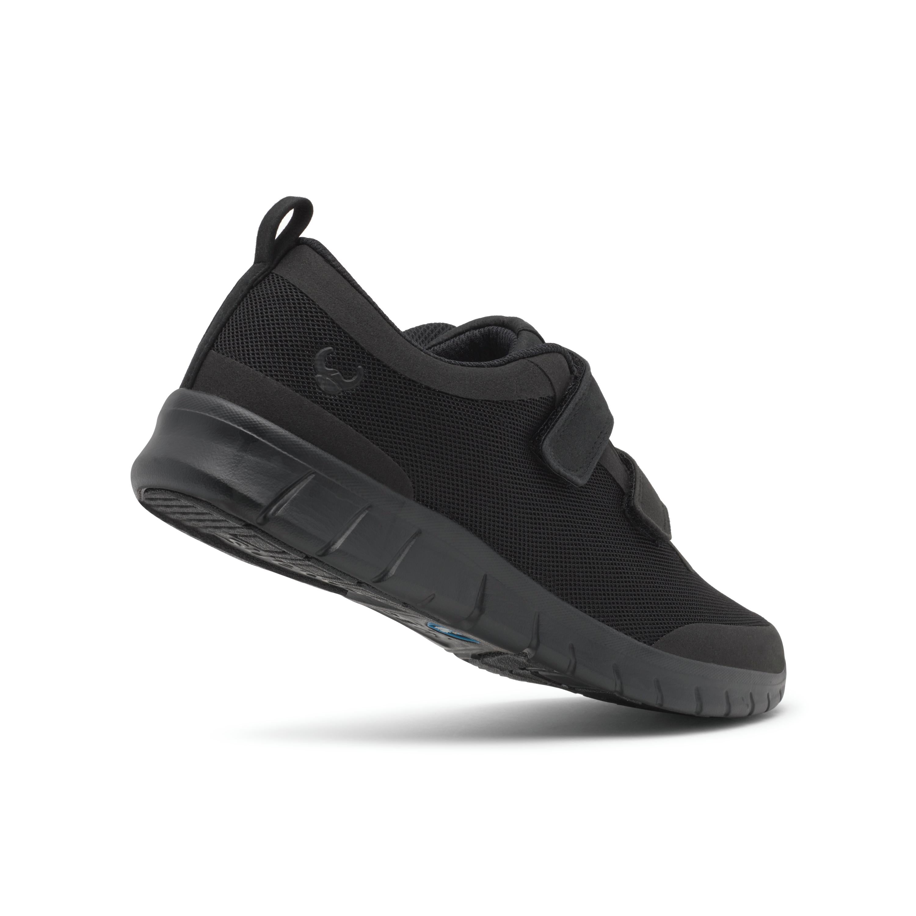 Alma Velcro Black Shoes 