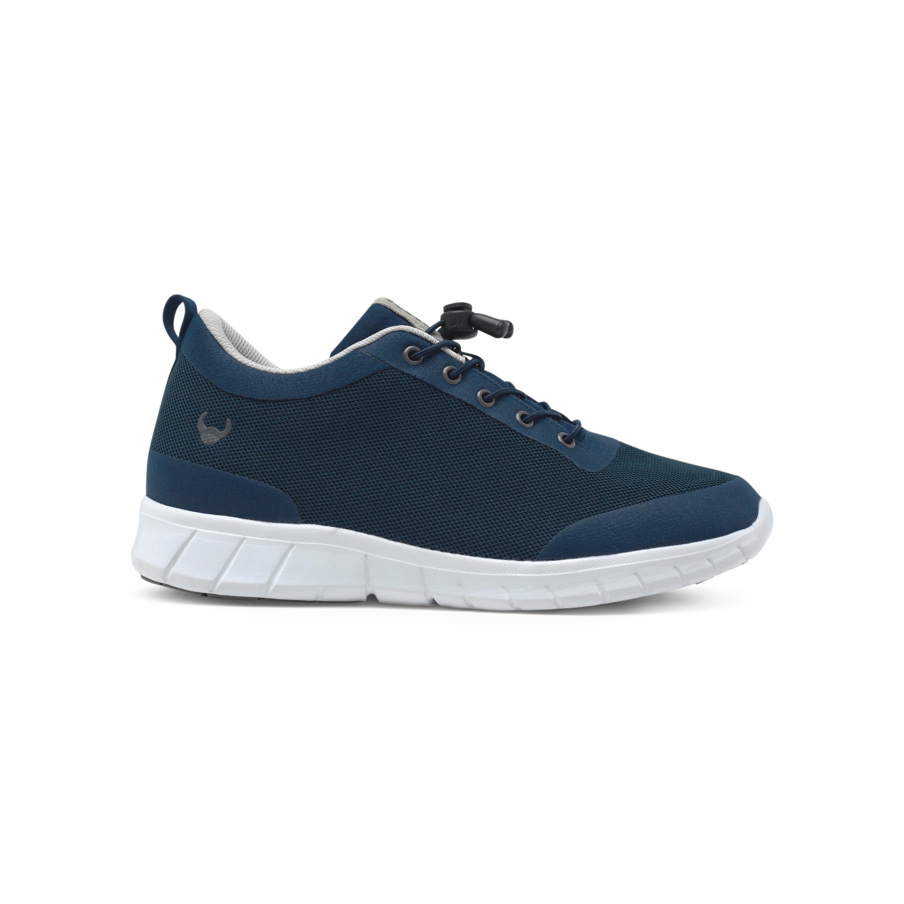 Alma Ortho Navy Blue Shoes 