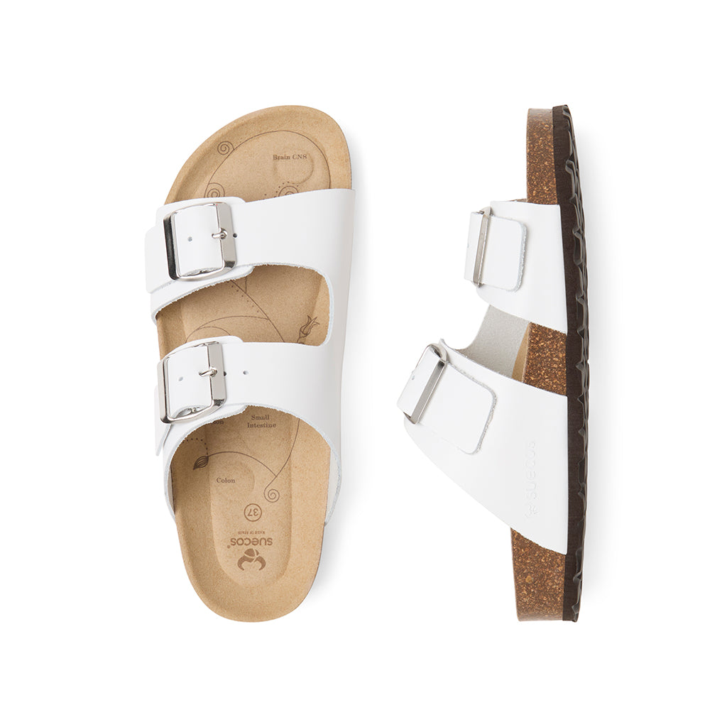 Bris White Sandals 