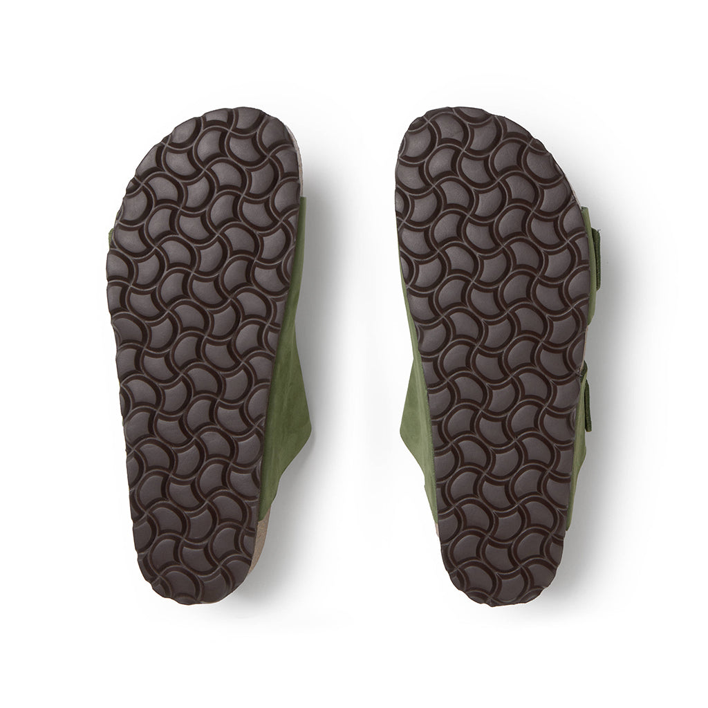 Bris Olive Green Sandals 