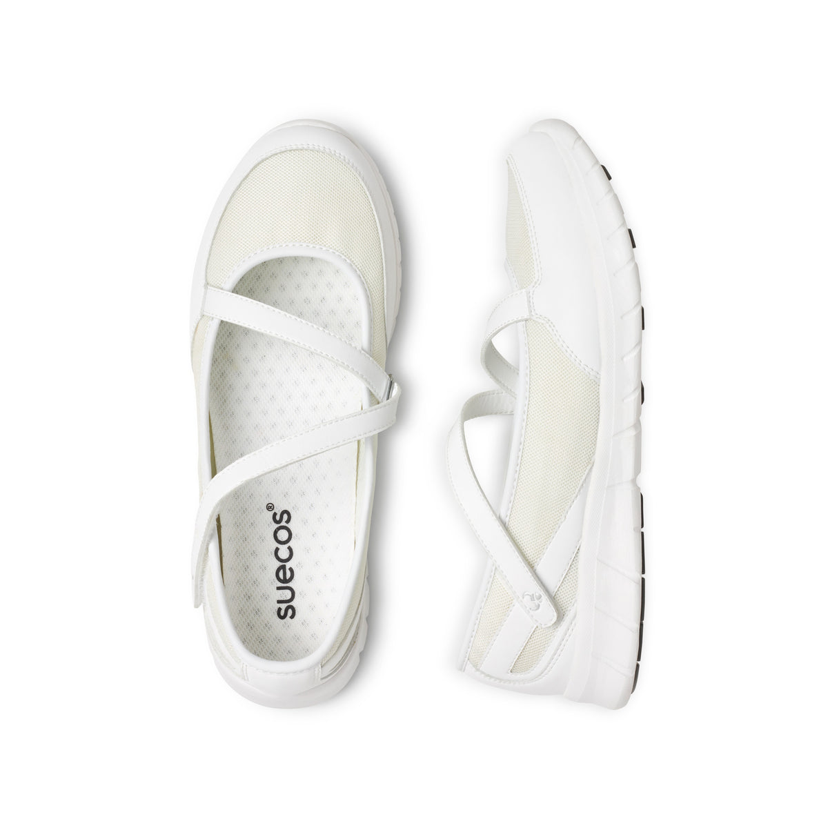 Frida White Ballet Flats 
