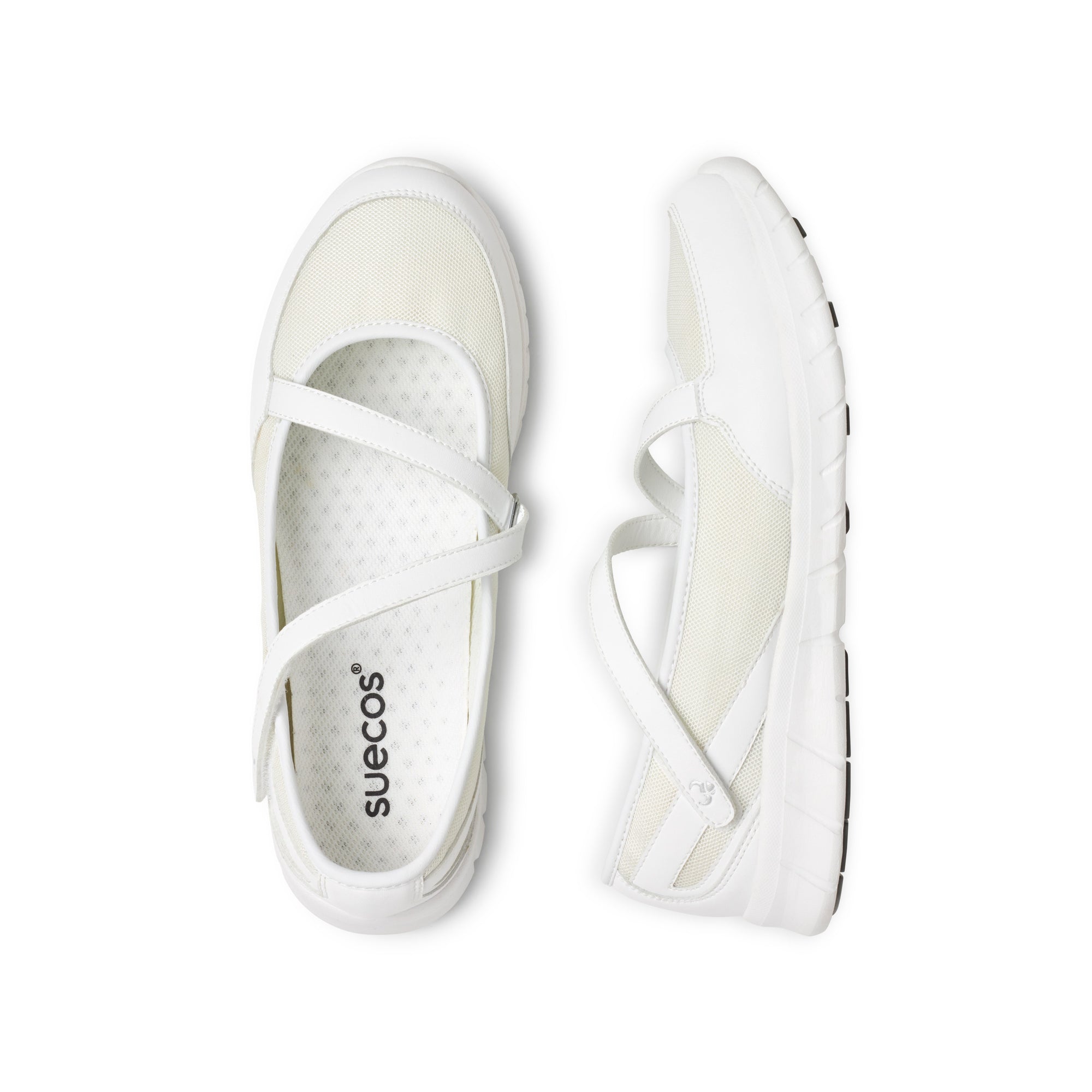 Frida White Ballet Flats 