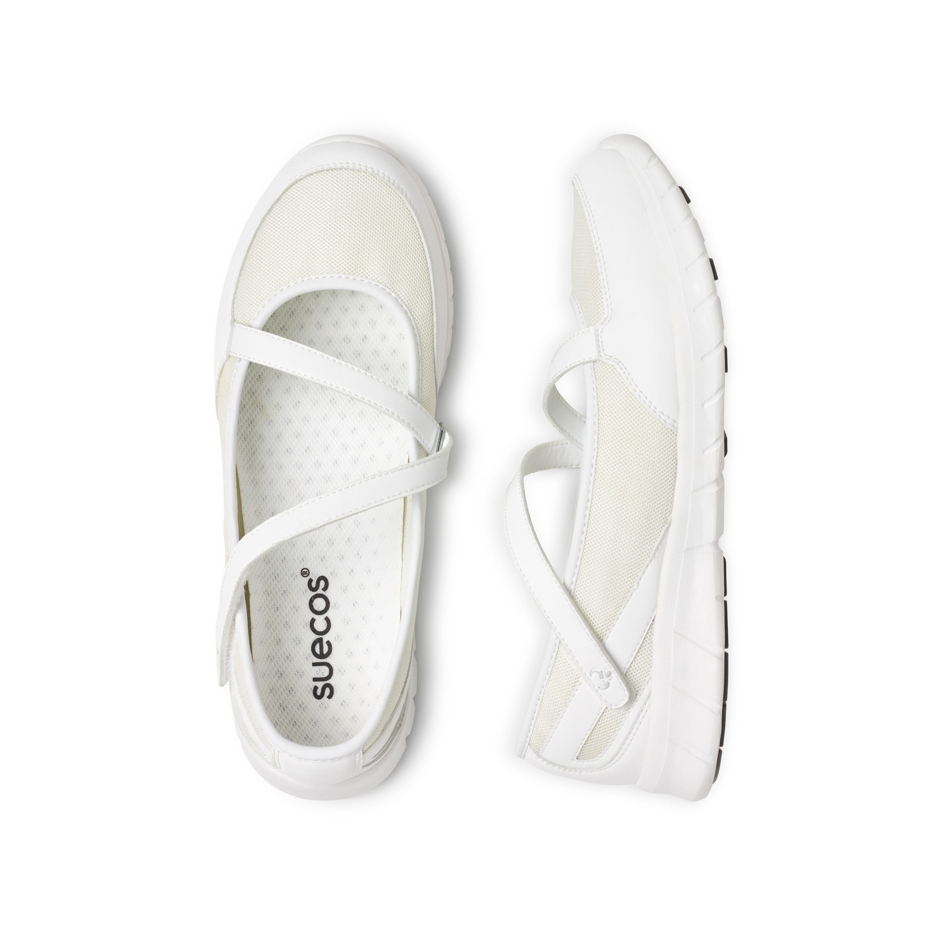 Frida White Ballet Flats 