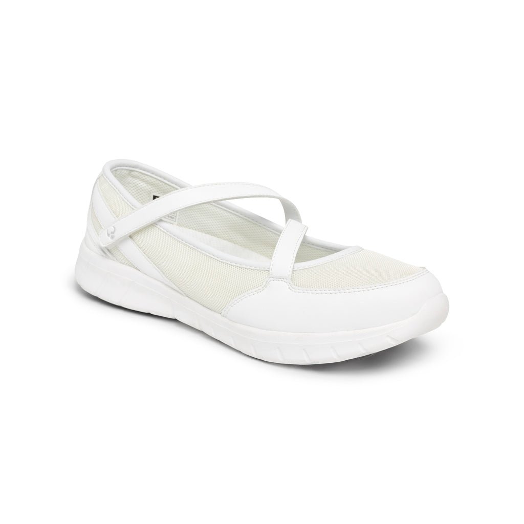 Frida White Ballet Flats 
