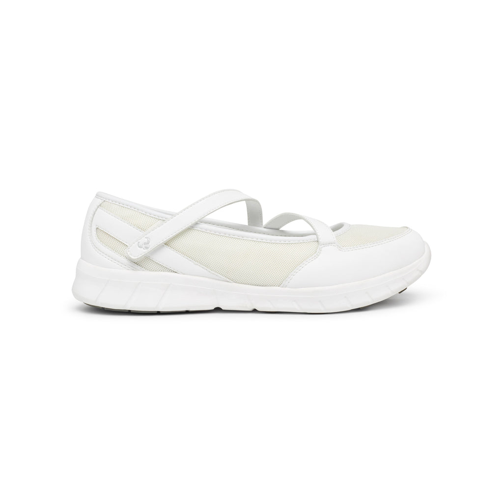 Frida White Ballet Flats 