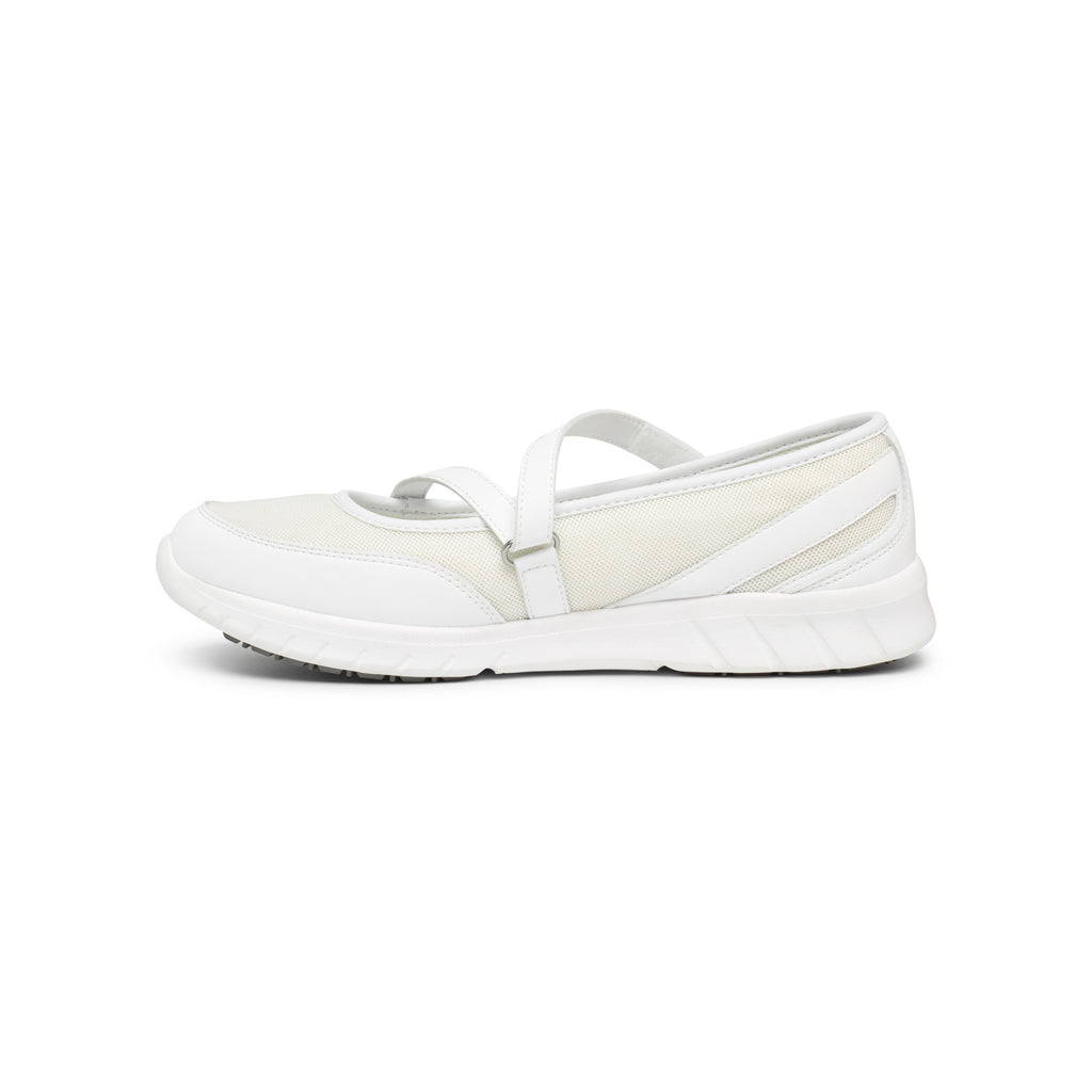 Frida White Ballet Flats 
