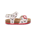 Mini Sandals White and Red 