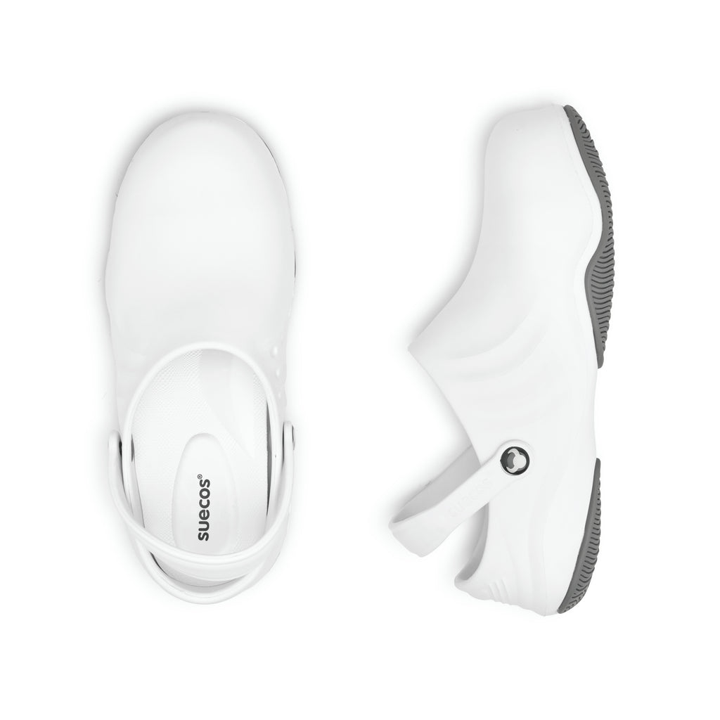 Magnus White Clogs 