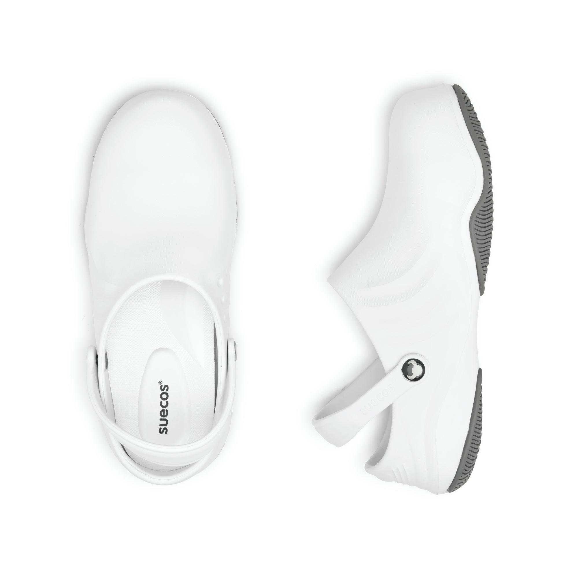 Magnus White Clogs 