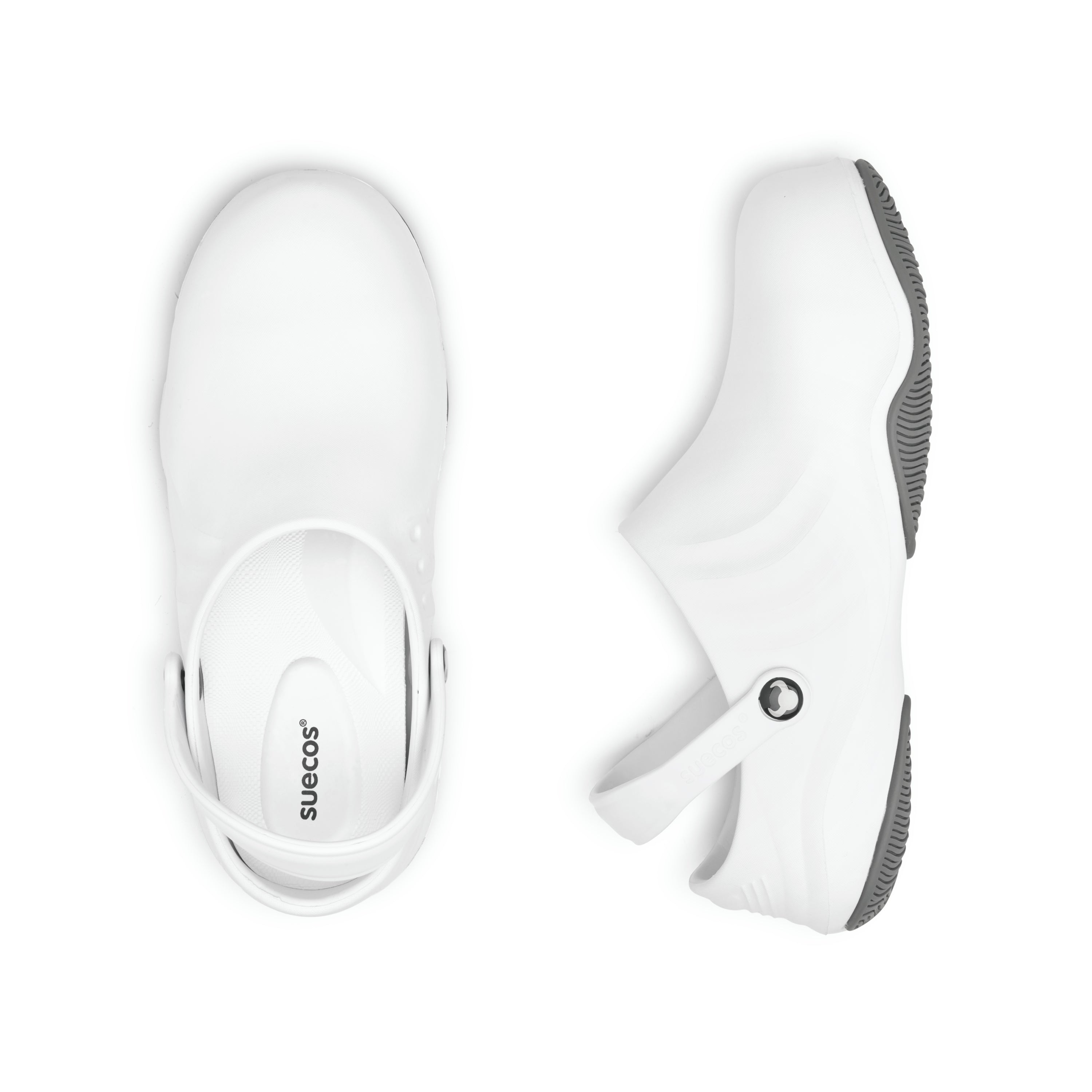Magnus White Clogs 