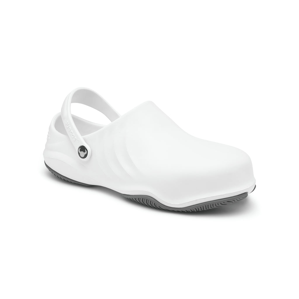 Magnus White Clogs 