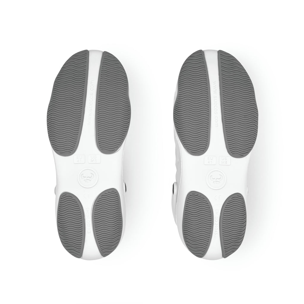 Magnus White Clogs 