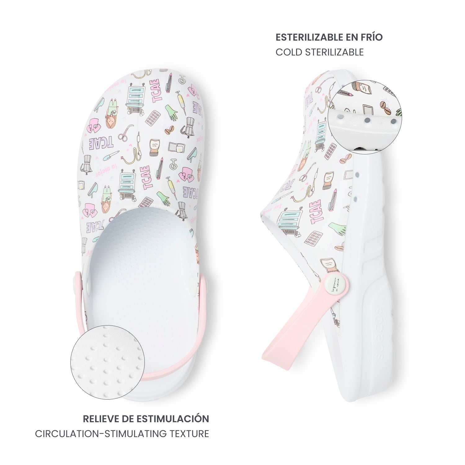 Oden+ Clogs Enfermera en Apuros TCAE 