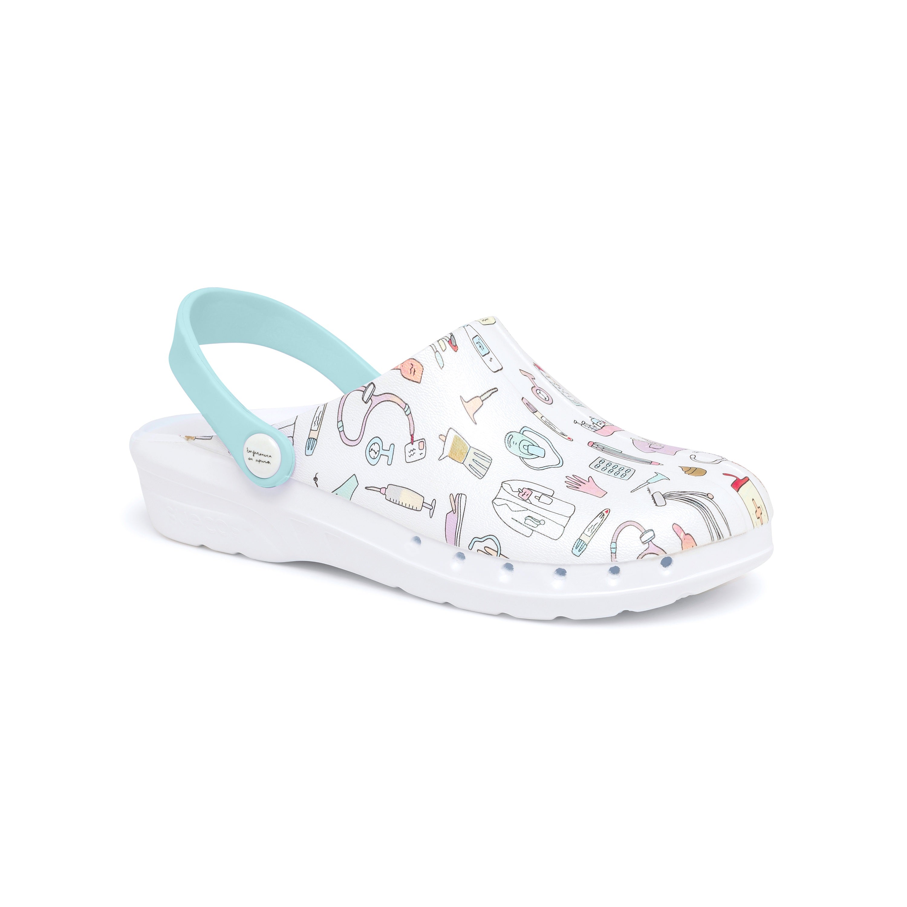 Oden+ Nurse in a Hurry Blue Clogs 