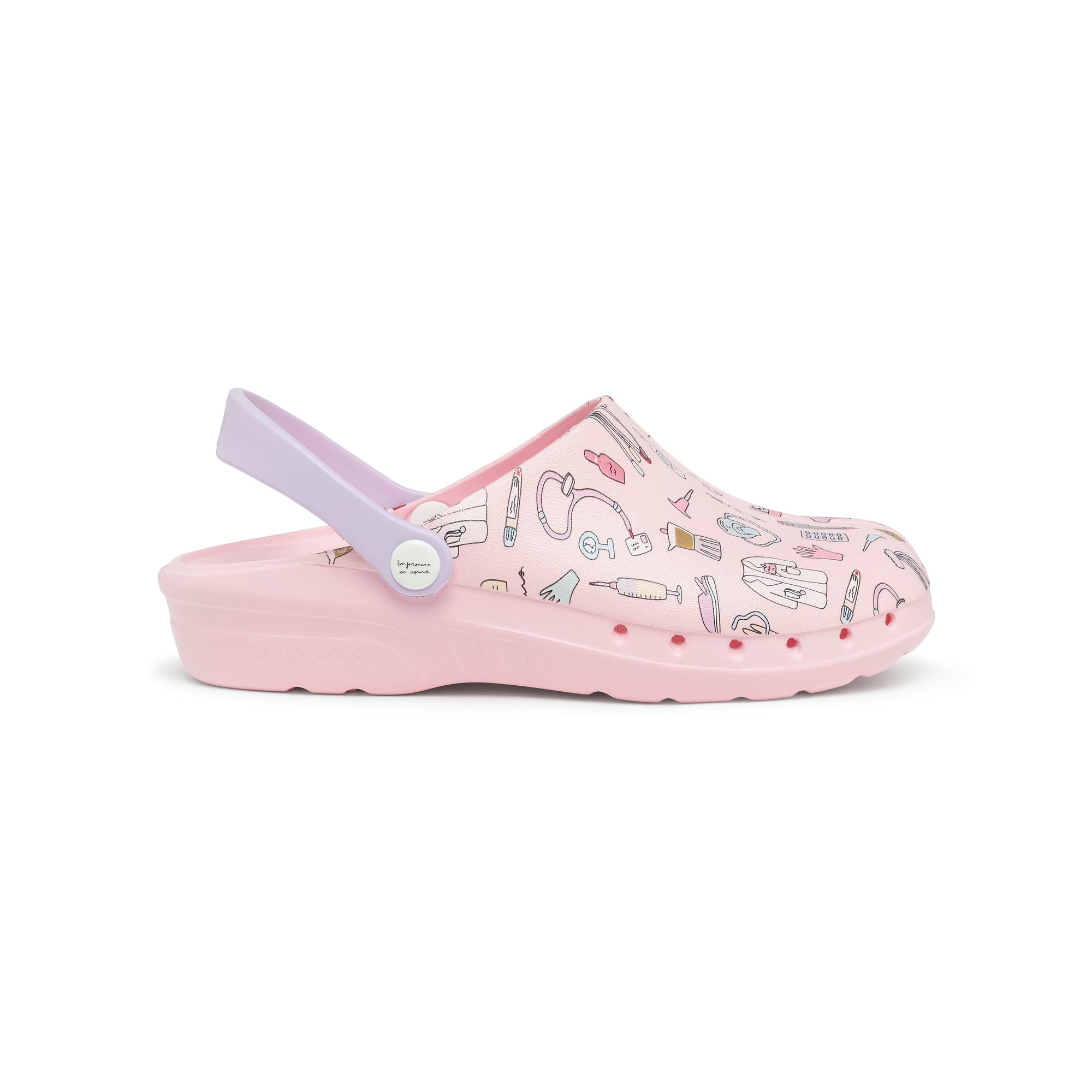 Oden+ Nurse in Distress Pink Clogs 
