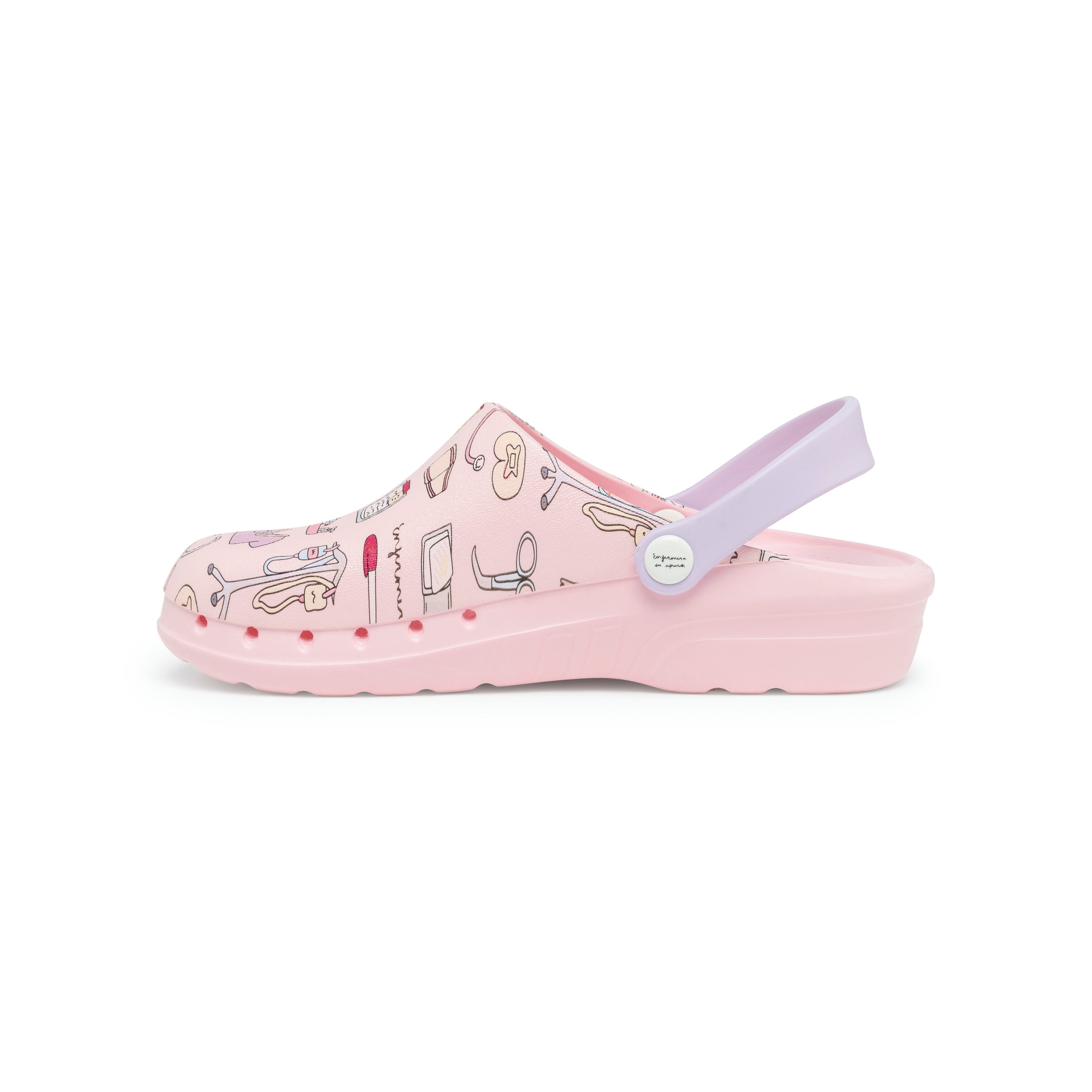 Oden+ Nurse in Distress Pink Clogs 