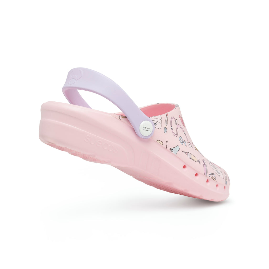 Oden+ Nurse in Distress Pink Clogs 