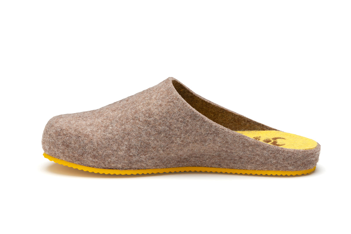 Sansa Walnut and Yellow Shoes 