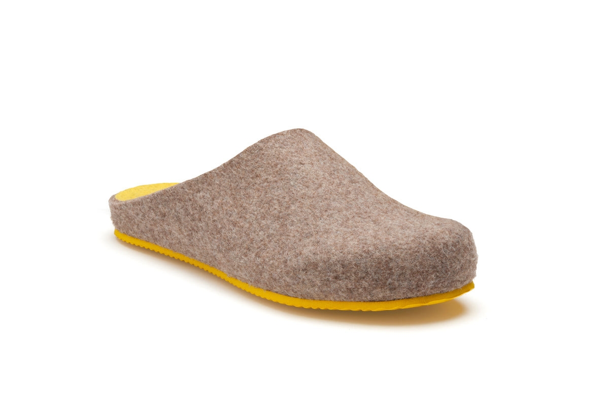 Sansa Walnut and Yellow Shoes 