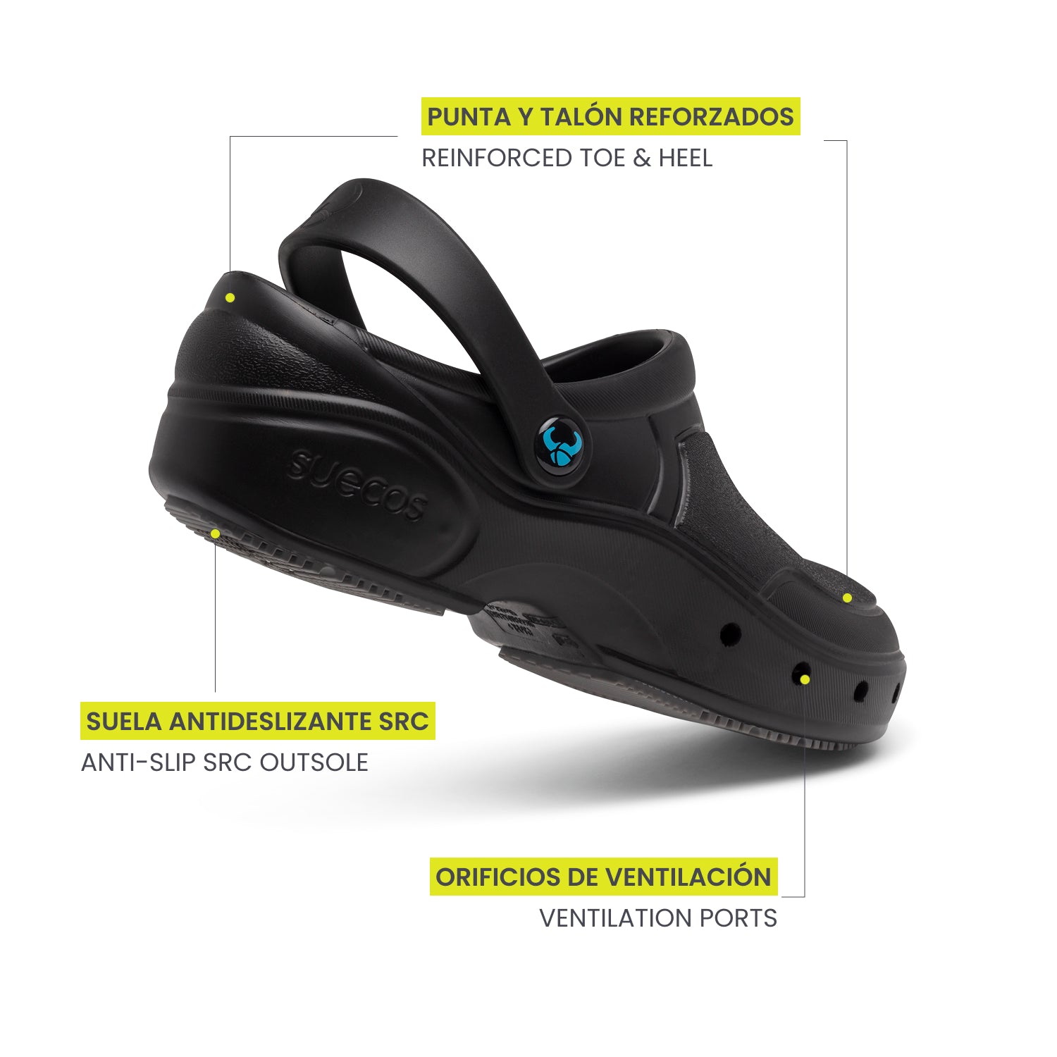 Thor+ Black Clogs 