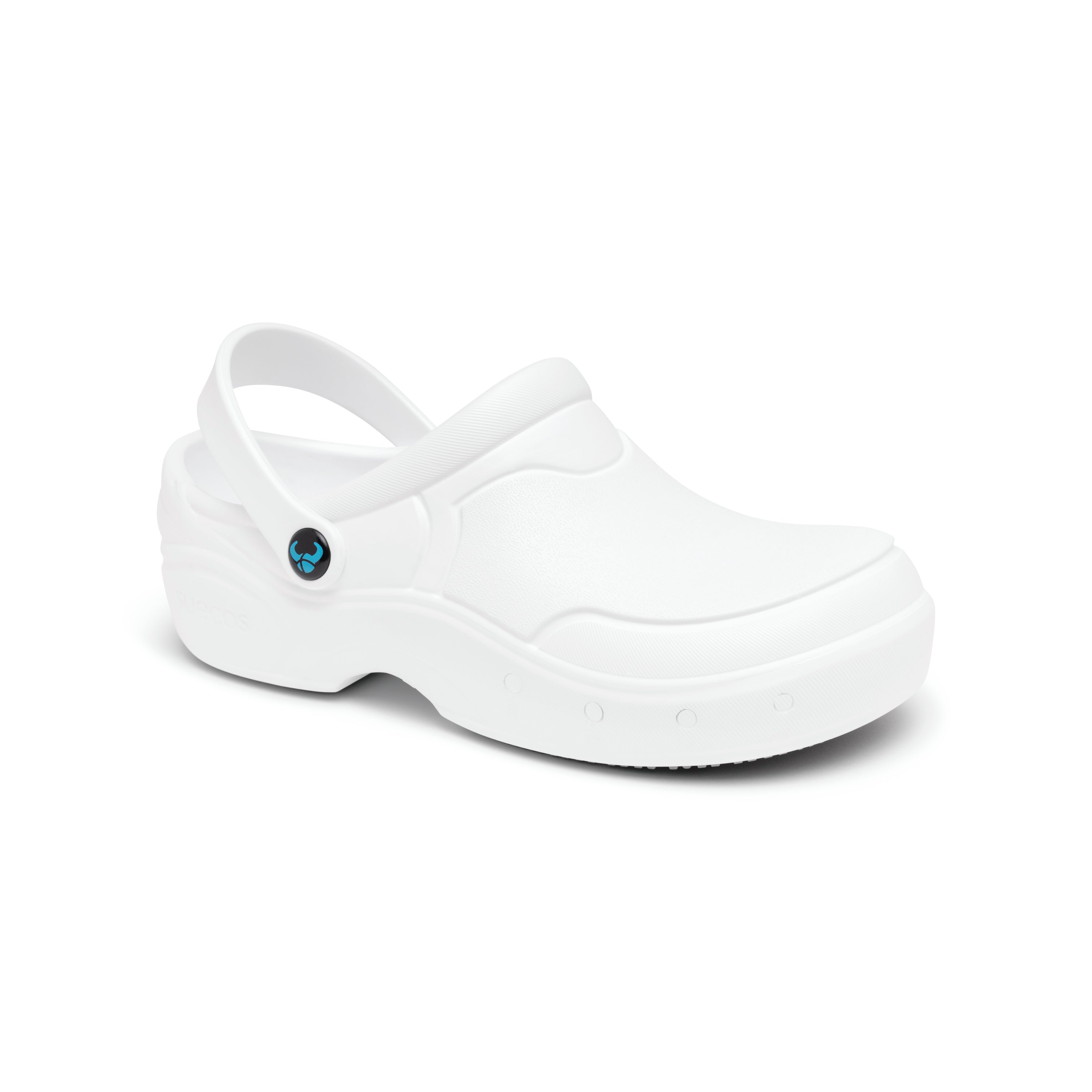 Thor+ Enclosed White Clogs 