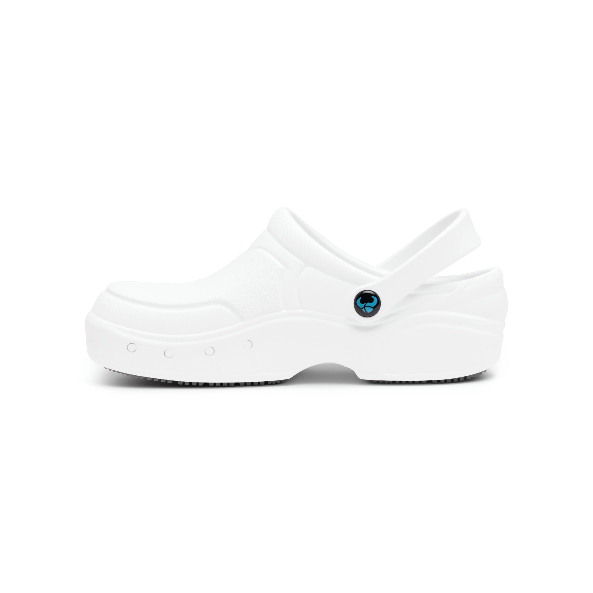 Thor+ Enclosed White Clogs 
