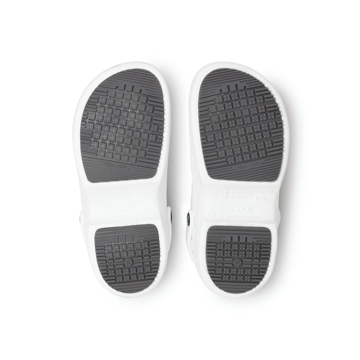 Thor+ Enclosed White Clogs 