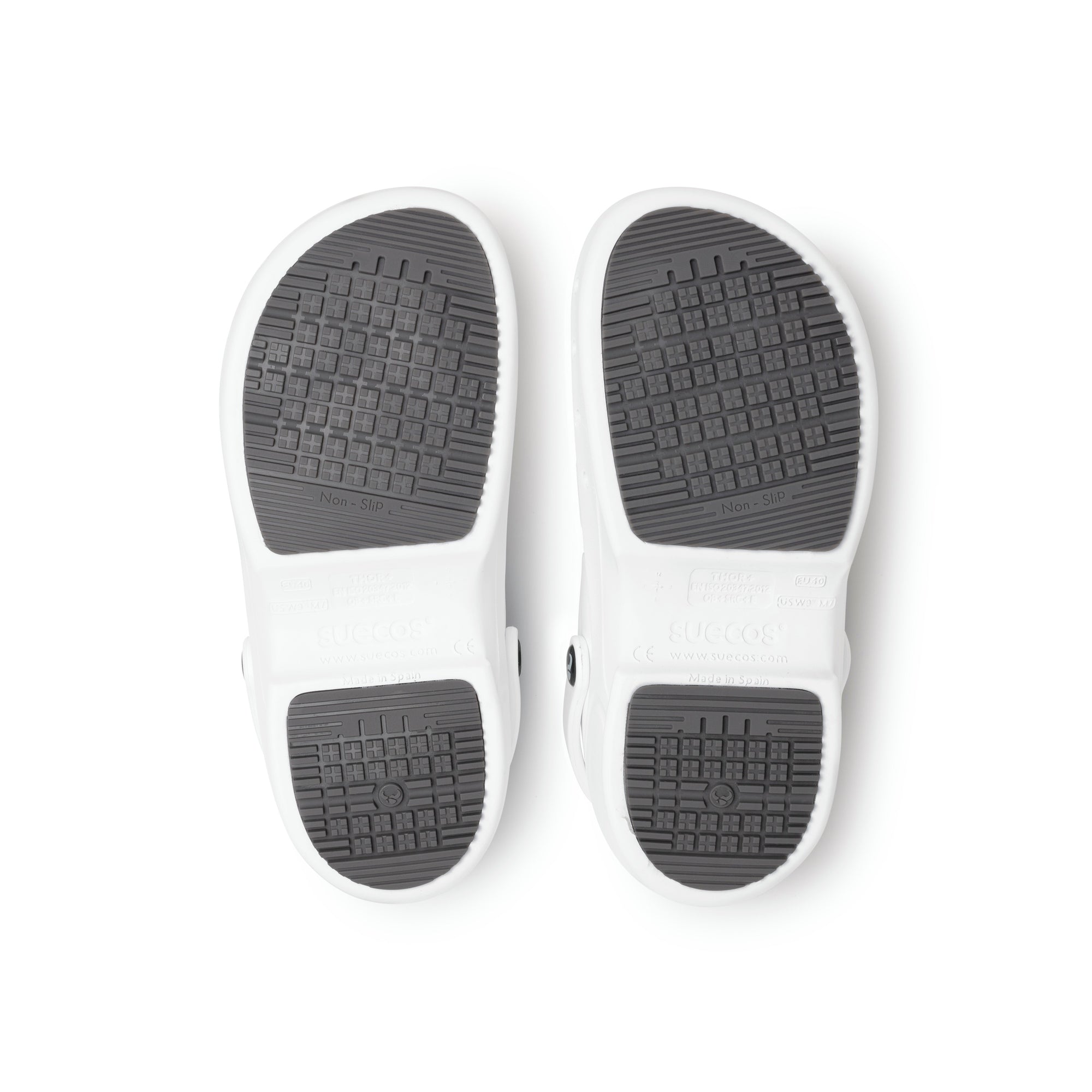 Thor+ Enclosed White Clogs 